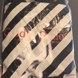 Fw20 cartoon long sleeve tee black white orange off-white